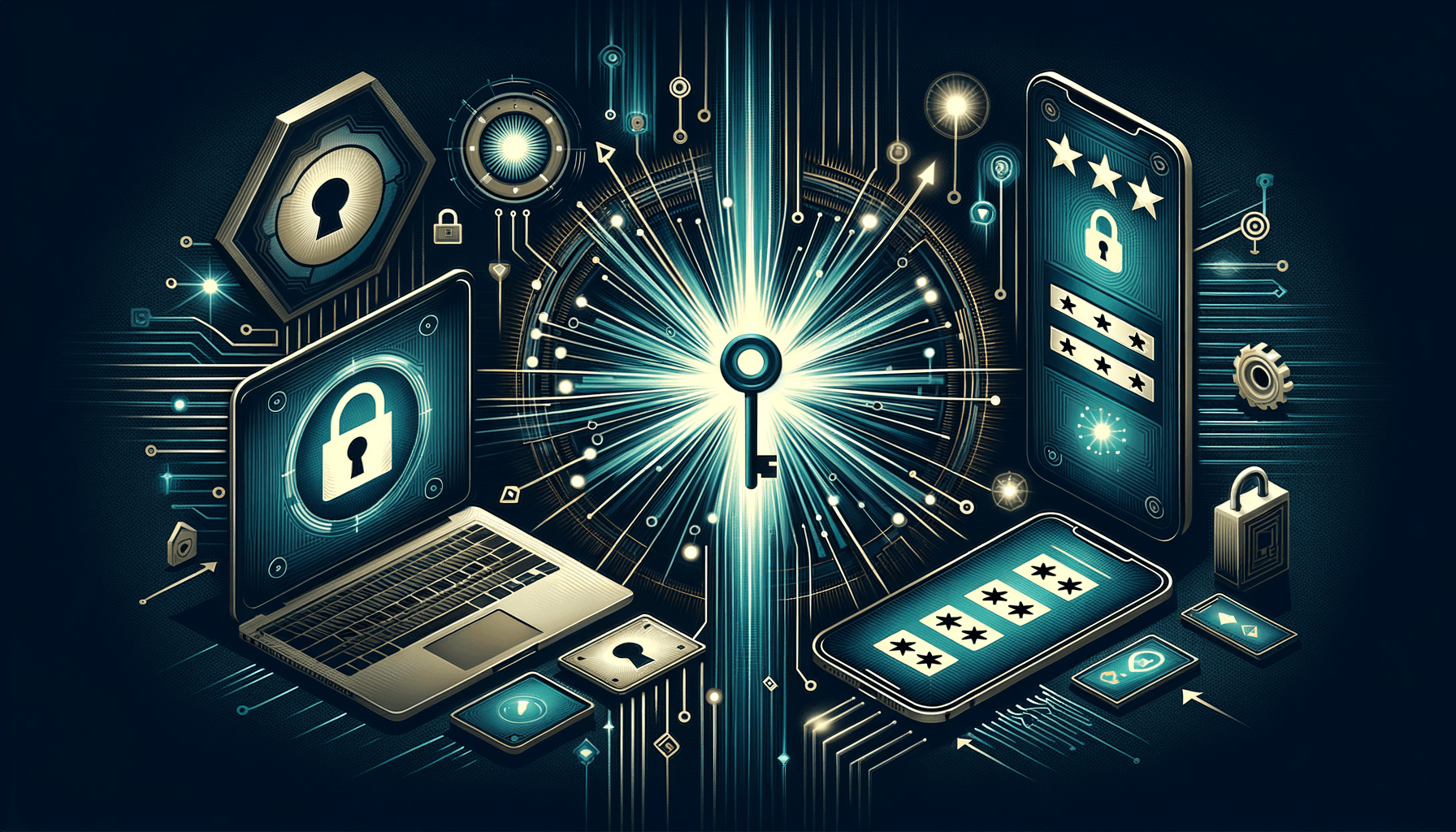 Secure digital vault with credential entries, master key, and cross-device sync